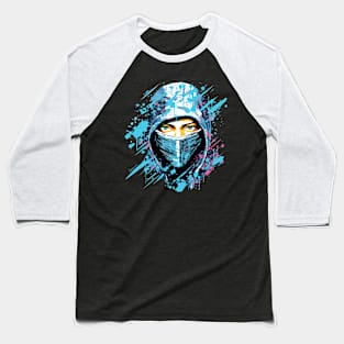 Ninja Game Urbain City Life Mistery Shadow Abstract Baseball T-Shirt